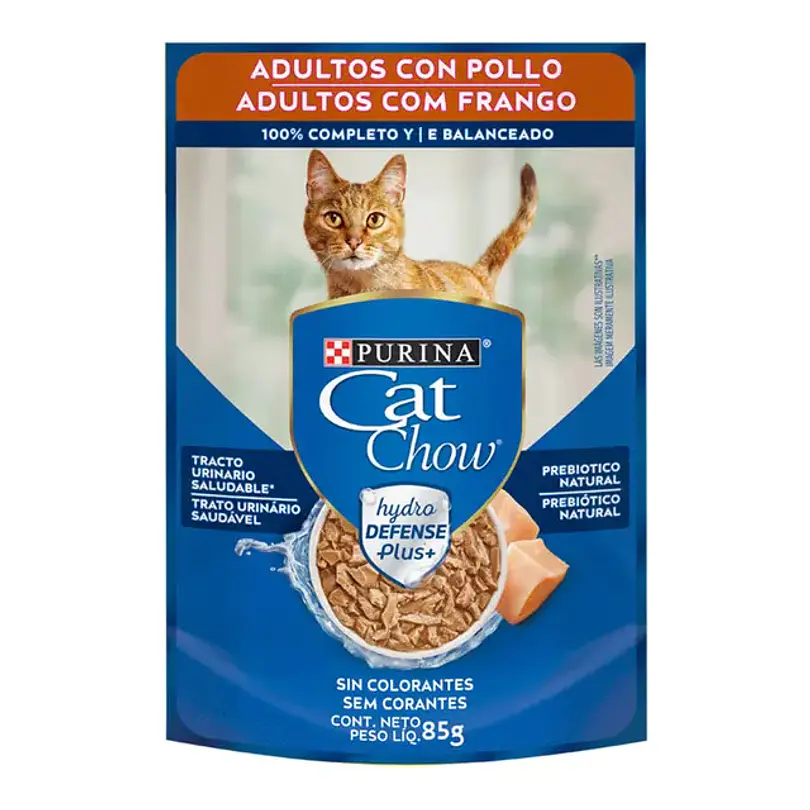 Pack 15 Pouch Cat Chow Adultos Pollo 85 Gr. 2