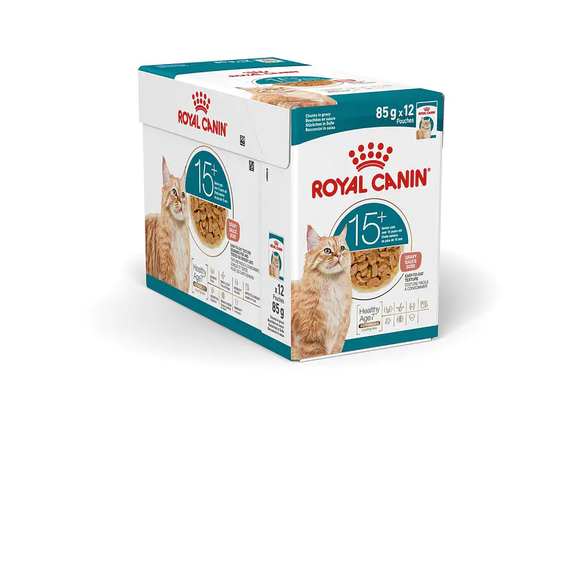 Pack 12 Pouch Royal Canin Ageing 15+ Felino 85 Gr