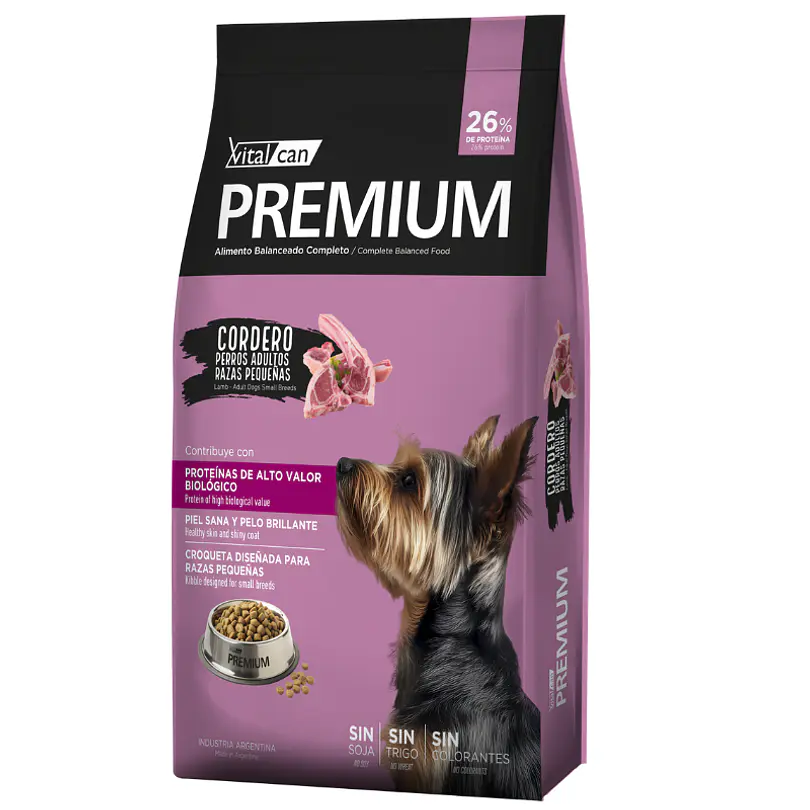 Premium Cordero Perro Adulto Raza Pequeña 20 kg  