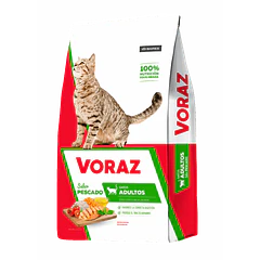 Voraz Gato Adulto Sabor Pescado 10 Kg