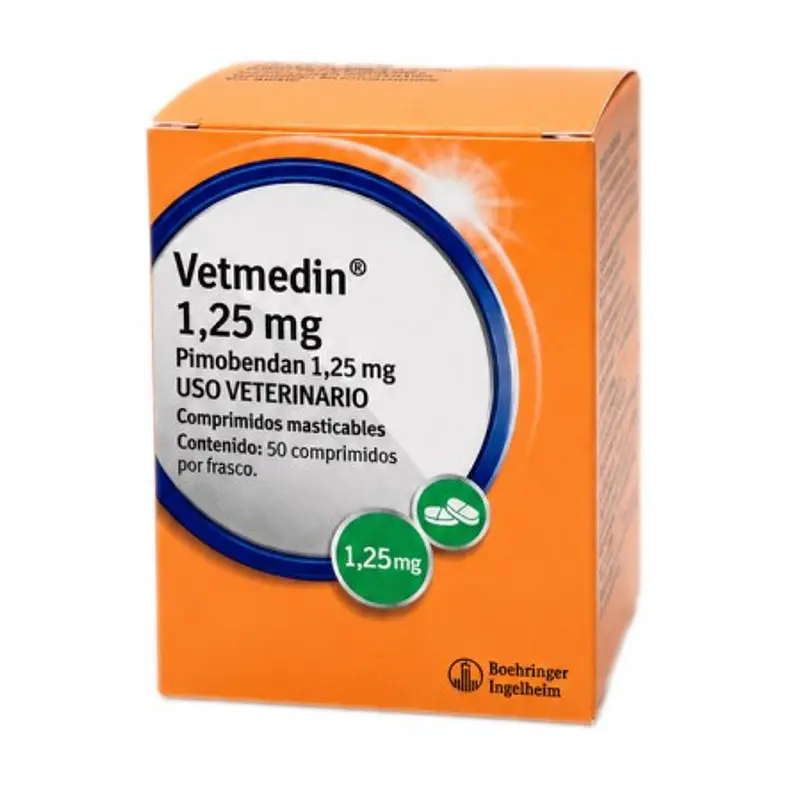 Vetmedin 1,25 Mg 50 Comprimidos