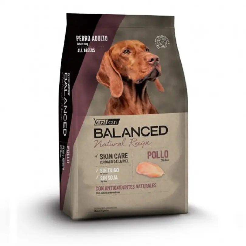 Balanced Natural Recipe Pollo Perro Adulto 15 Kg + 2 Kg