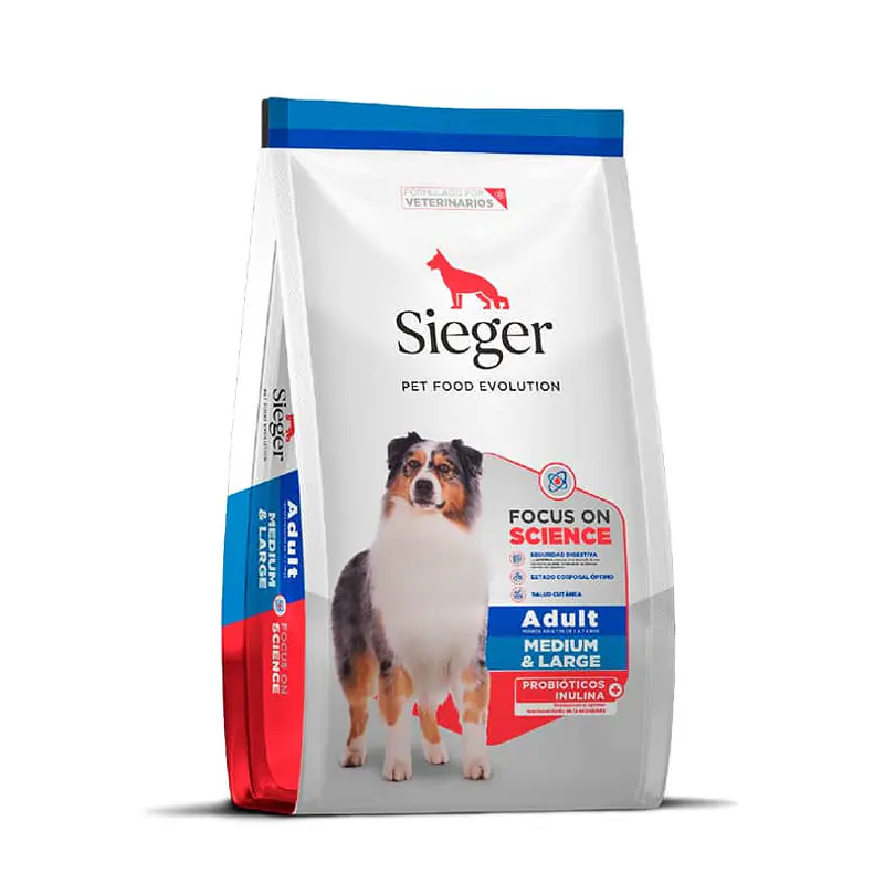 Sieger Adult Medium Large Breed 15 Kg + Saco 3 Kg Gratis 2