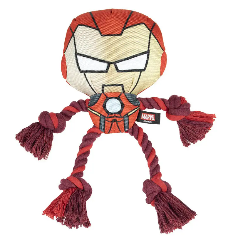 juguete Cuerda Dental Perro Avengers Iron Man