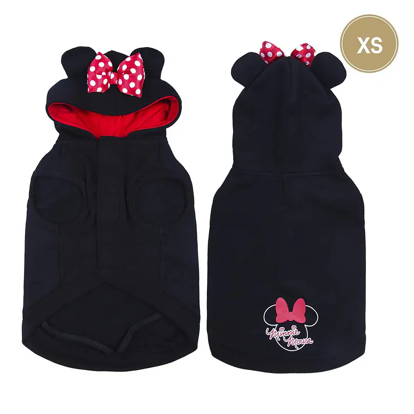 Capa Con Capucha Minnie Xs 1