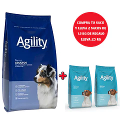 Agility Perro Adulto Active Health Mediana y Grande 20 Kg + 3Kg