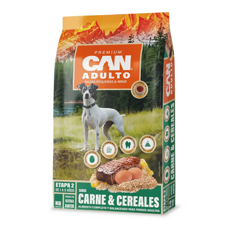 Can Adulto Razas Peq. Carne Y Cereales 10 KG