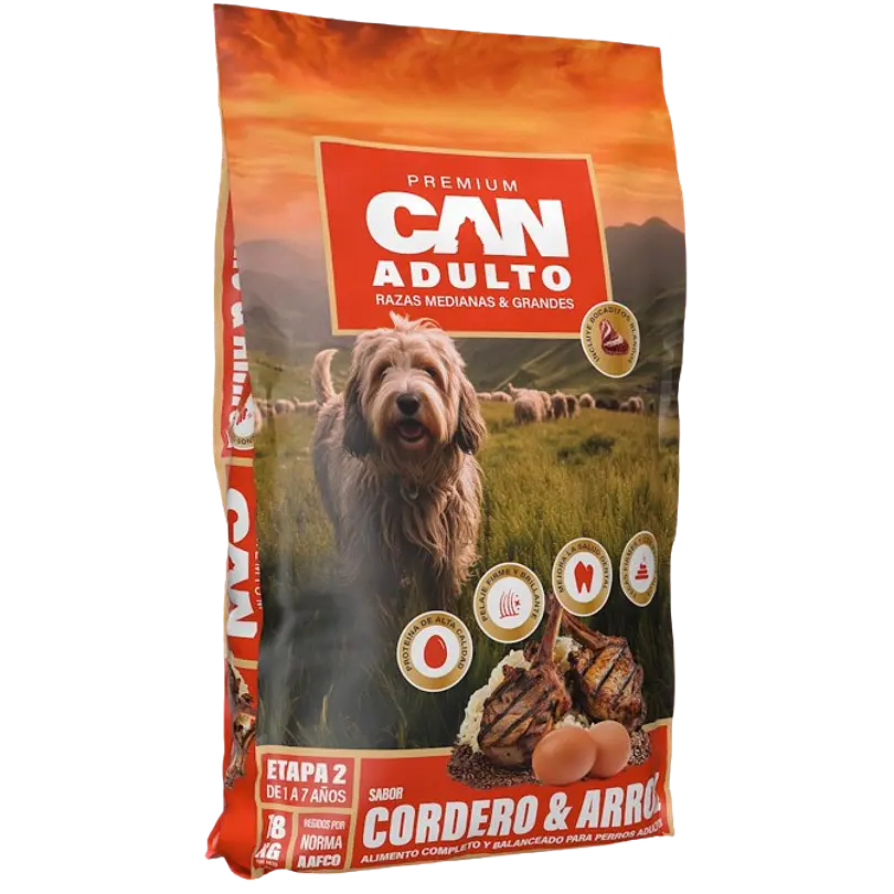 Can Adulto Cordero Y Arroz 10 Kg