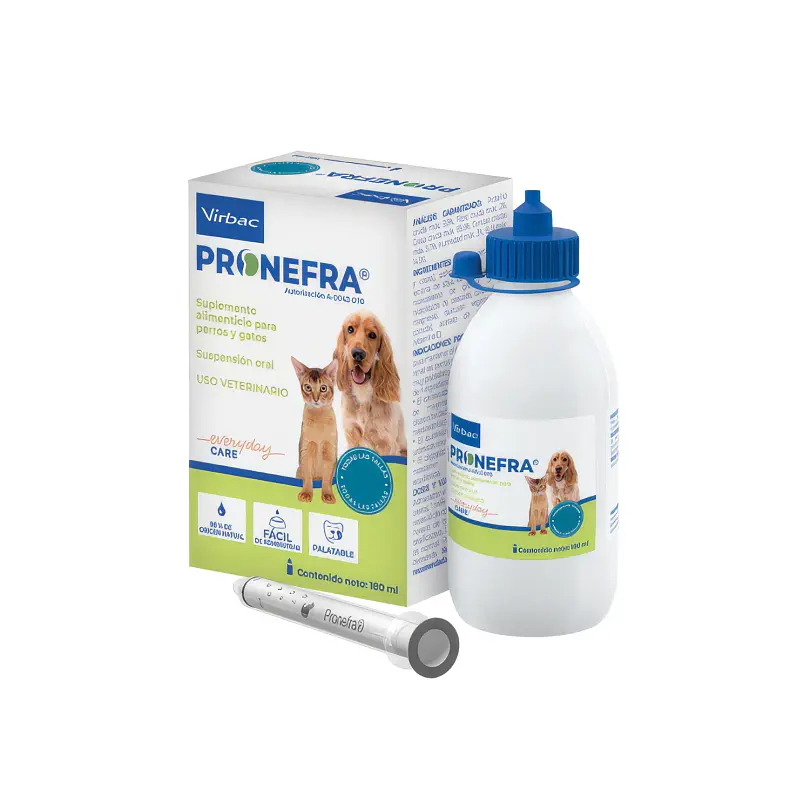 Pronefra Suspension Oral Para Perros y Gatos 180 Ml