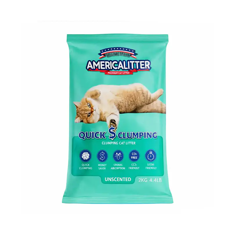 Arena America Litter Quick Clumping Sin Aroma 2 Kg