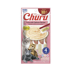 Churu Cat Senior 10+ Atun y Salmon 56 Gr