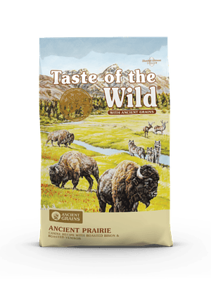 Taste of The Wild Ancient Grains Prairie Canine Recipe (Bisonte y Venado asado) 12,7 kgs