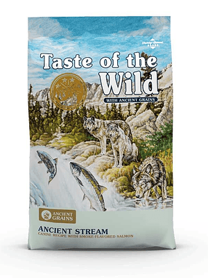 Taste Of The Wild Ancient Grains Stream Canine Recipe (Salmón Ahumado) 12,7 kgs Granos Ancestrales
