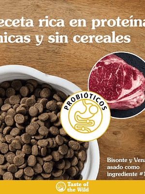 Taste Of The Wild High Prairie bisonte y venado 12,2 KG.