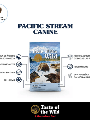 Taste Of The Wild Pacific Stream Adult (Salmón Ahumado) 12.2 Kg