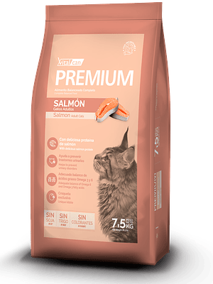 Vitalcan Premium Salmon  Gato Adulto  7.5 Kg