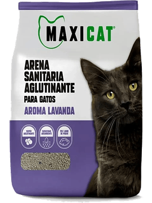 Arena Sanitaria Aglutinante Maxicat Lavanda 8 Kg