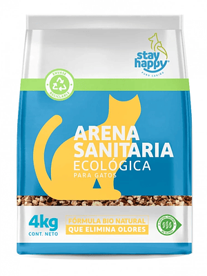 Arena Sanitaria Stay Happy Ecologica 4Kg