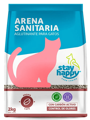 Stay Happy Arena Aglutinante 4 Kg
