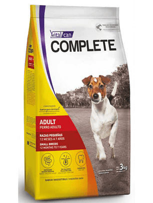 Vitalcan Complete Adulto Raza Pequeña 3 kg
