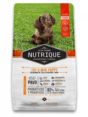 Nutrique Toy y Mini Puppy 3 Kg