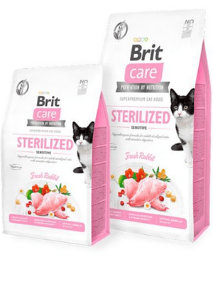 Brit Care Gato Esterilizado Sensitive sabor conejo 2 Kg