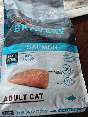 Bravery Salmon Gato Esterilizado 2 k