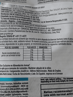 Bravery Salmon Gato 2 kgs