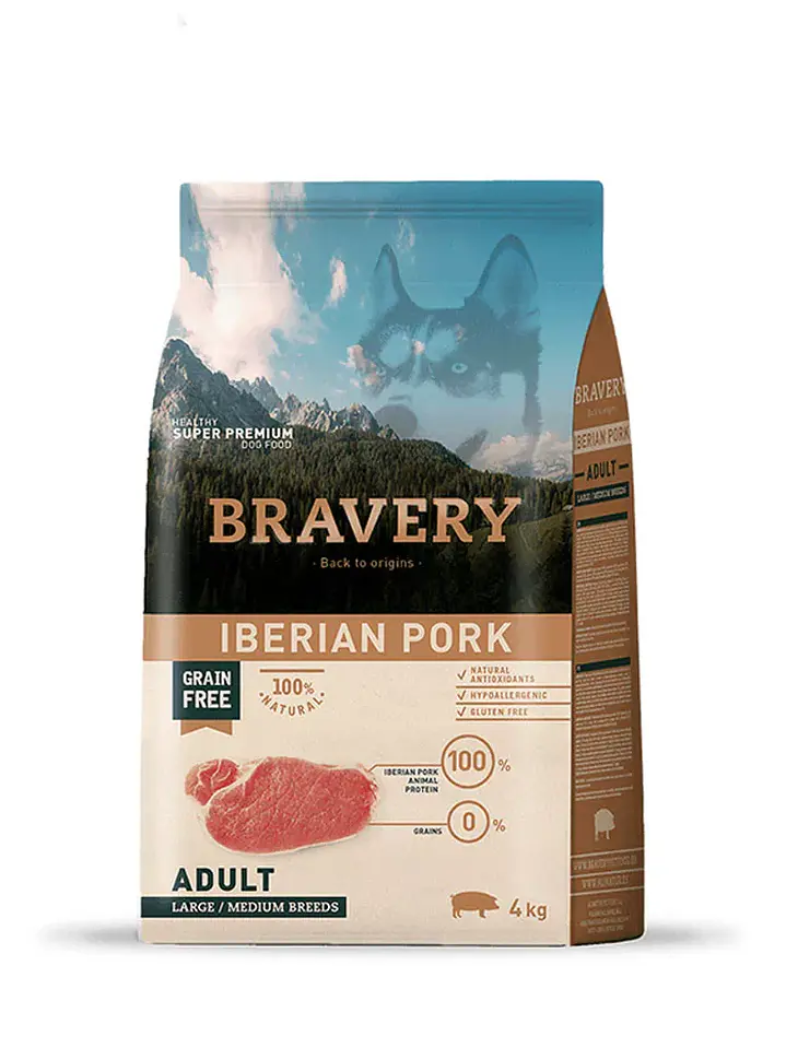Bravery Perro Adulto Cerdo (Pork) 12 Kg 1