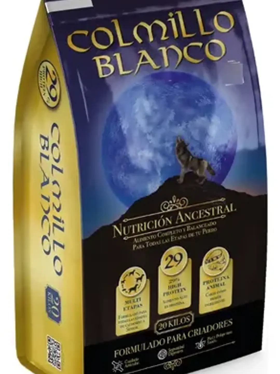 Colmillo Blanco Premium Formula Criadores para perros 20 kg 1