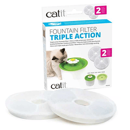 Filtro de carbón Fuente Bebedera Catit 3lt