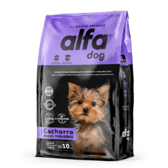 Alfa dog cachorro razas pequeñas 3kg