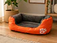 Cama Naranja Rectangular Pequeña para Perro - Miniatura 4