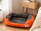 Cama Naranja Rectangular Pequeña para Perro - Miniatura 2