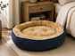 Cama Circular Polar Azul con Interior Suave para Perro - Miniatura 4