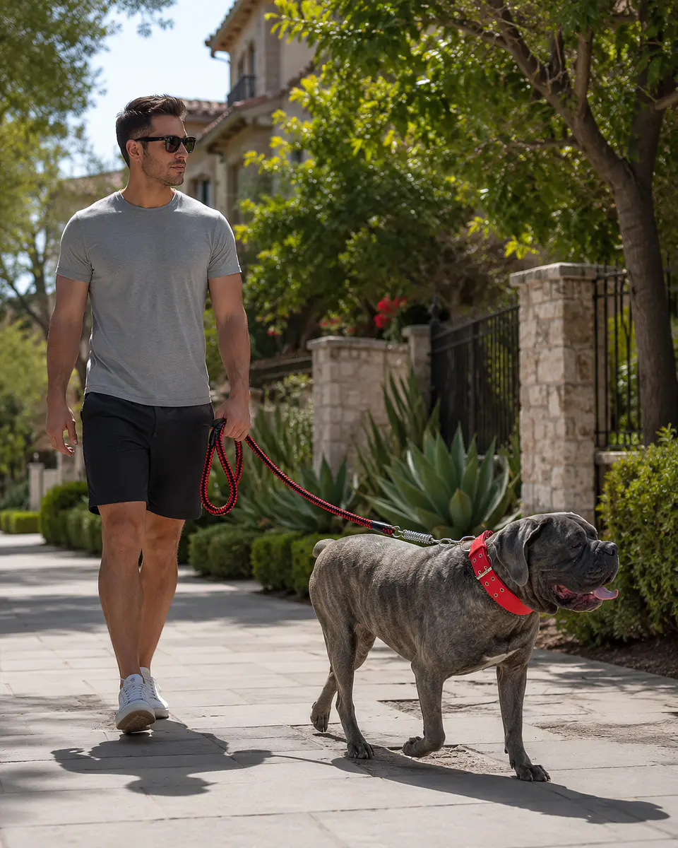 Correa Antitirones con Resorte 1,5 m para Perro 3