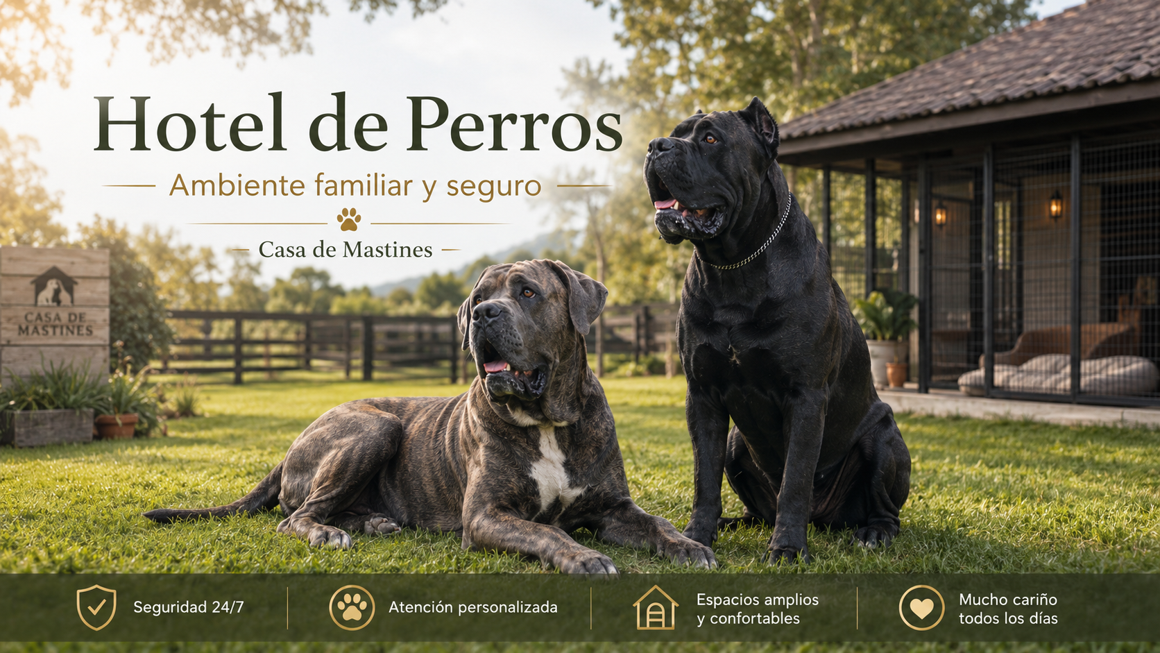 Hotel de perros Casa de Mastines