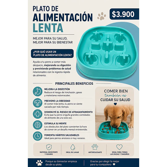 Comedero lento calipso