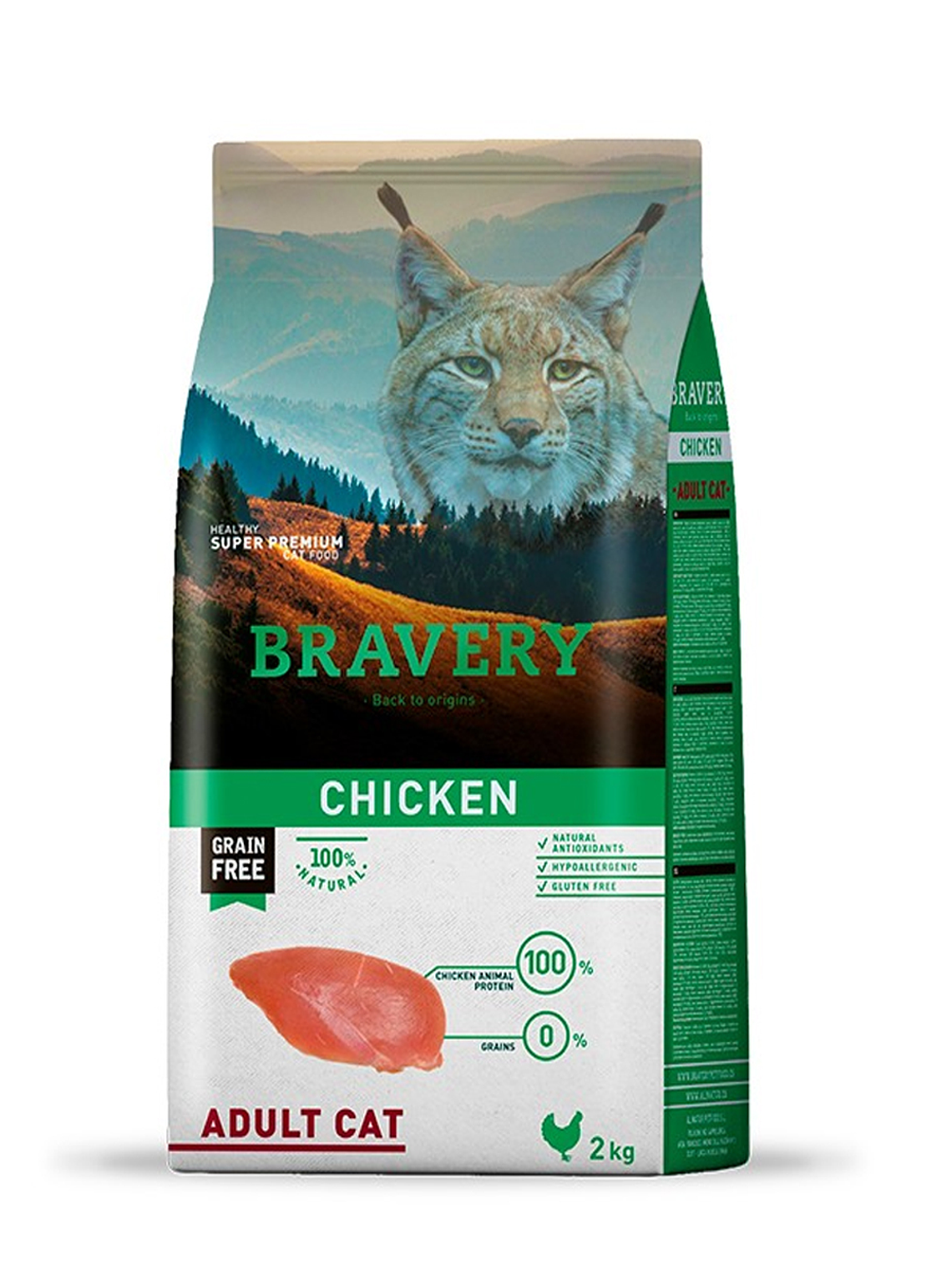 Bravery Gato Adulto Sabor Pollo 1