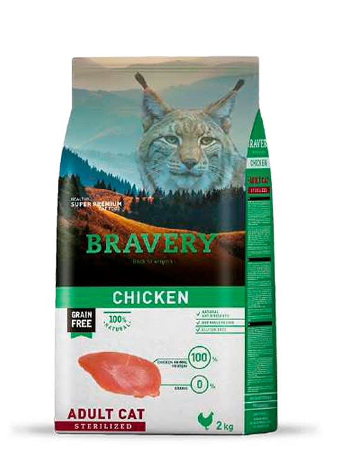 Bravery Gato Adulto Sterilized Sabor Pollo 1