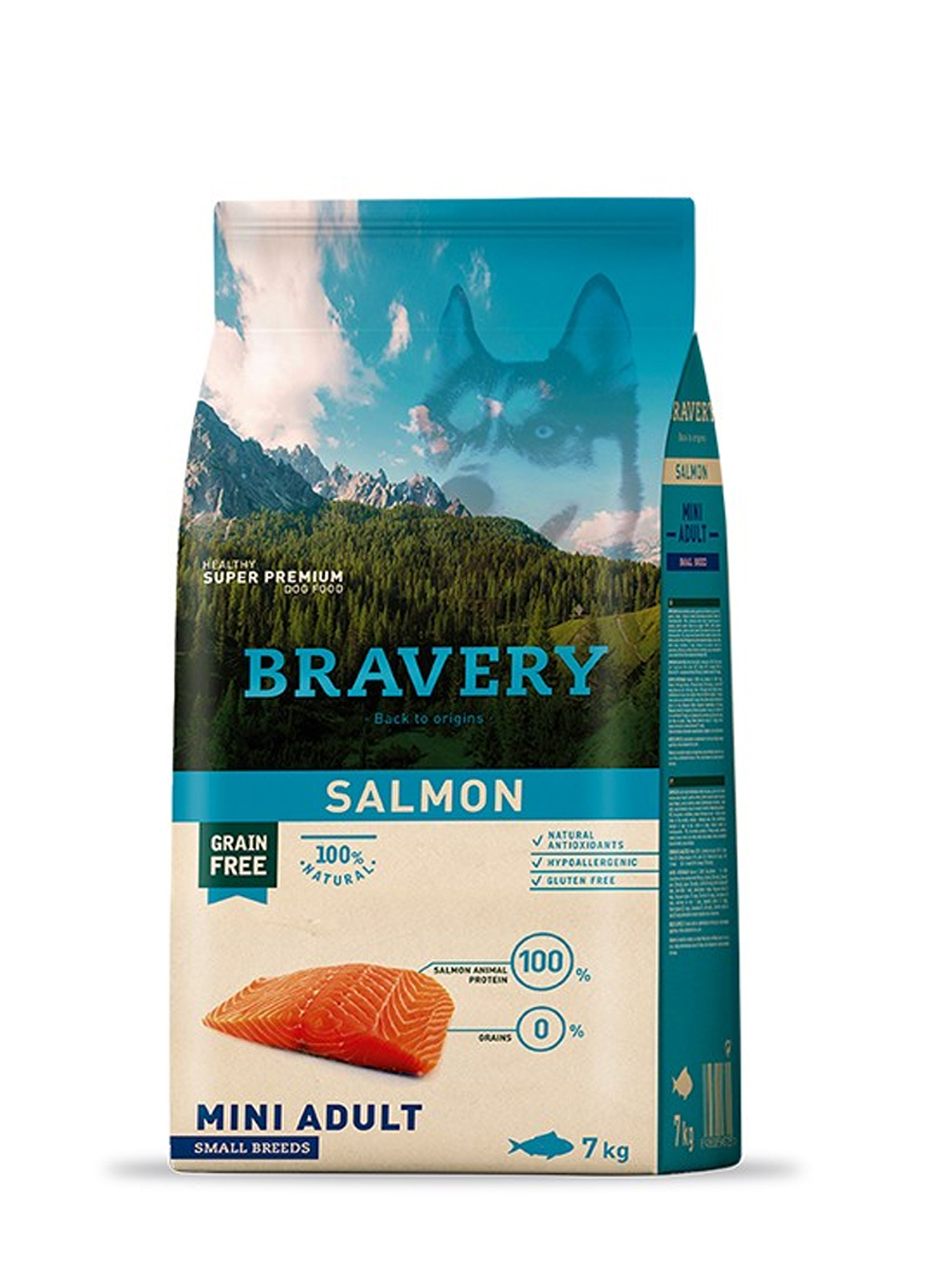 Bravery Mini Adulto Small Breeds Sabor Salmón 1