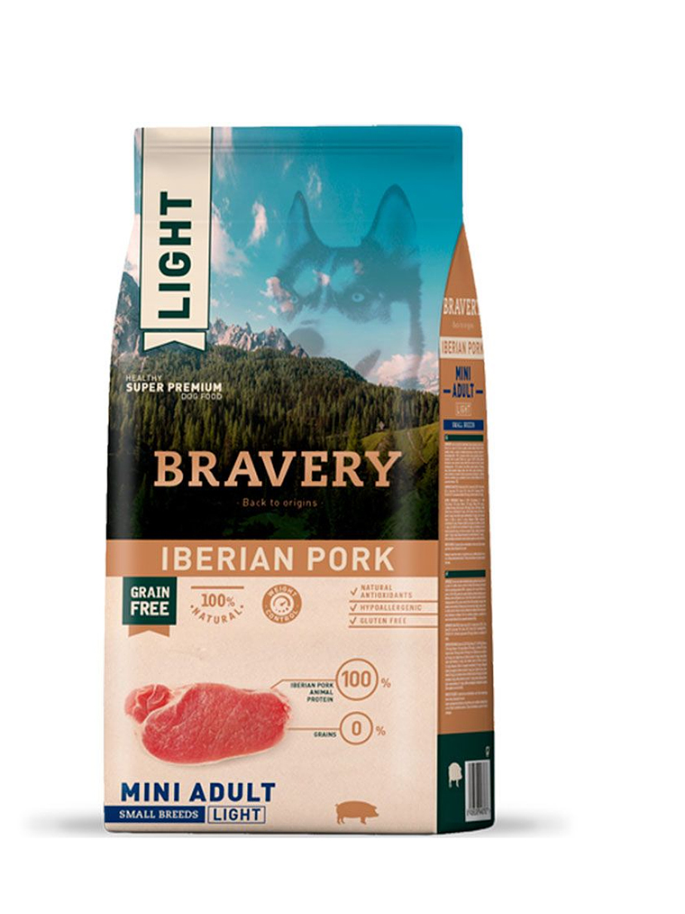 Bravery Light Iberian Pork Mini Adulto Small Breeds 1