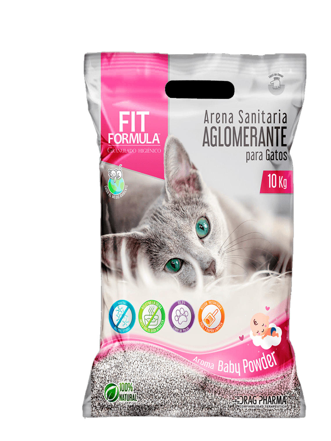 Arena Sanitaria Aglomerante Fit Formula Baby Powder 1