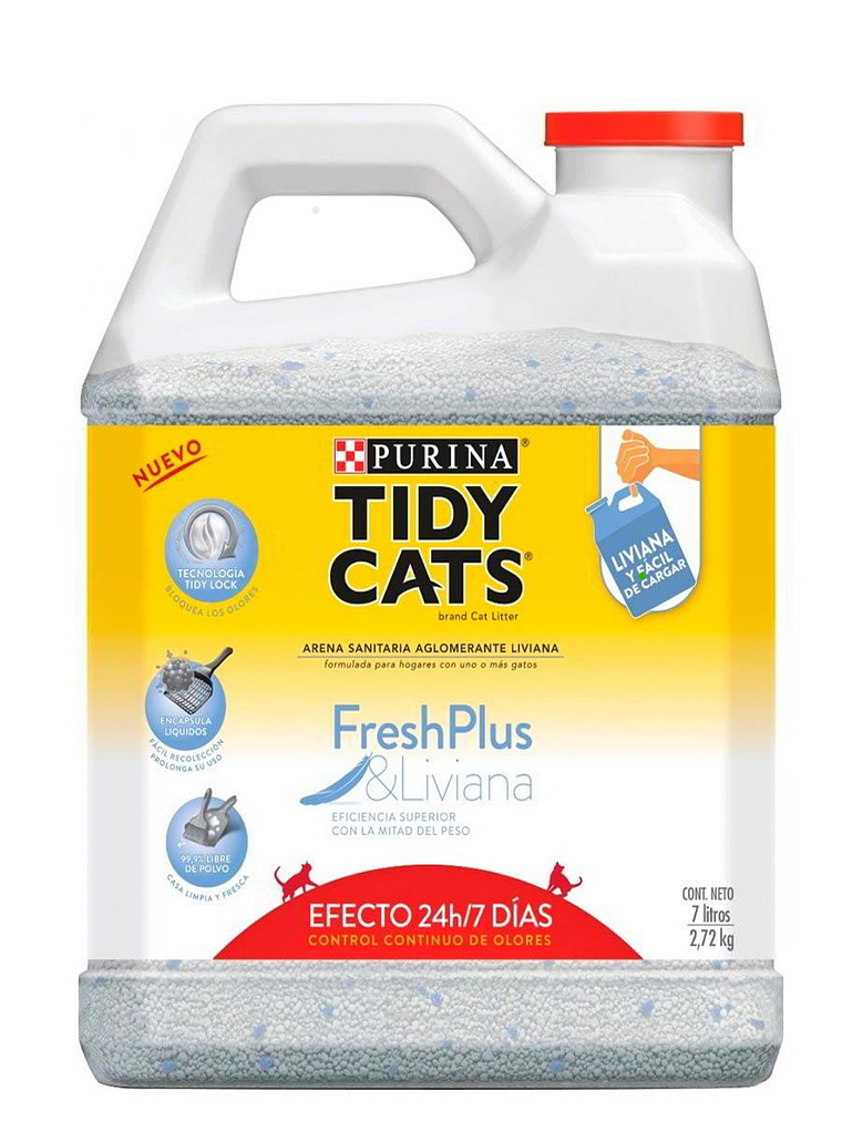 Arena Sanitaria Purina Tidy Cats Fresh Plus 2,72 KG 1