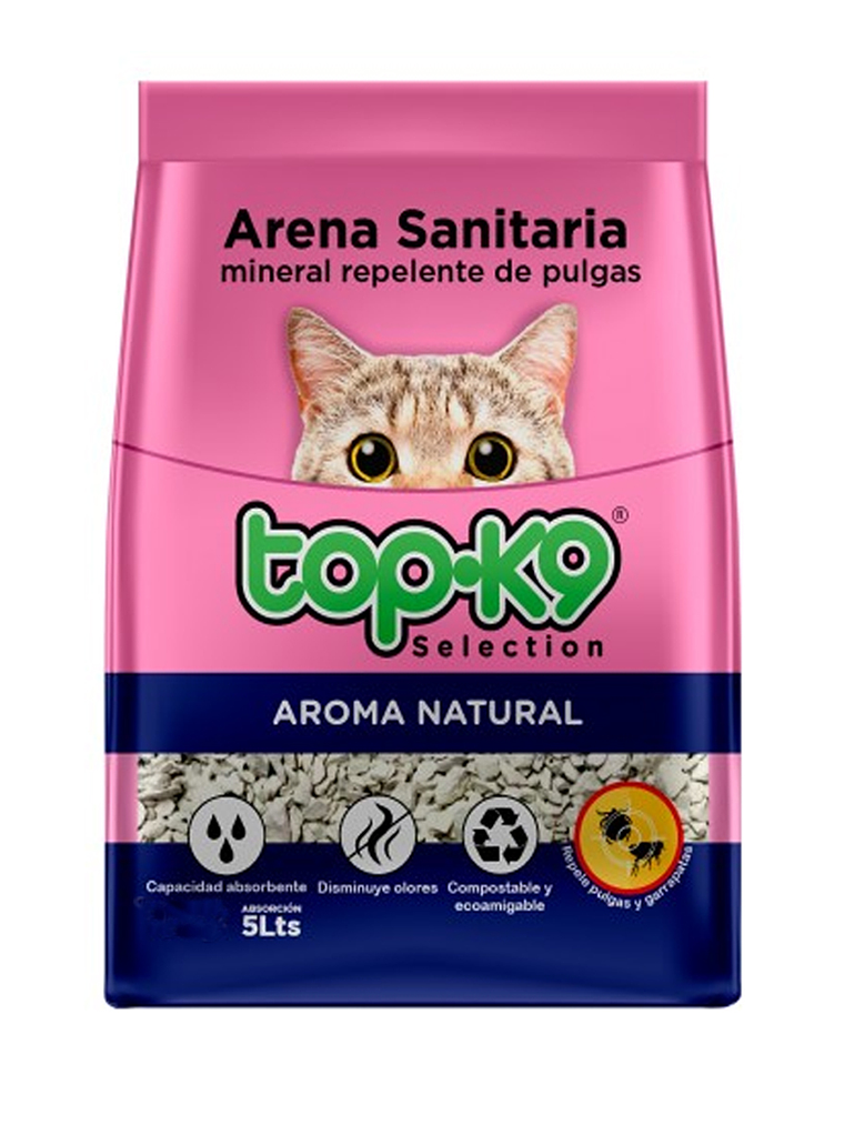 Arena Sanitaria Mineral Top-K9 Aroma Natural 1