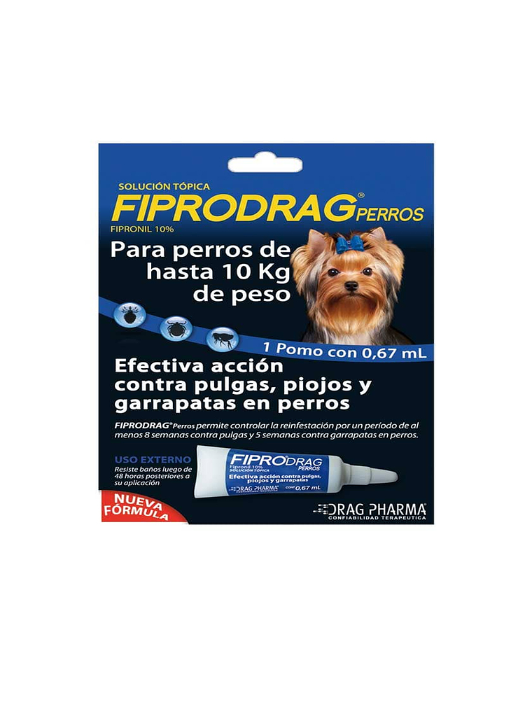 Fiprodrag pipetas Antipulgas y Garrapatas Perros y Gatos  2