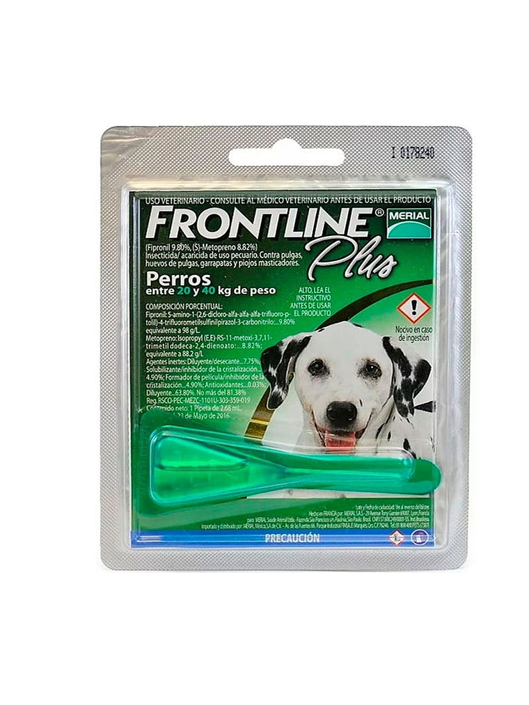 Frontline Plus Pipeta Antipulgas y Antigarrapatas 3