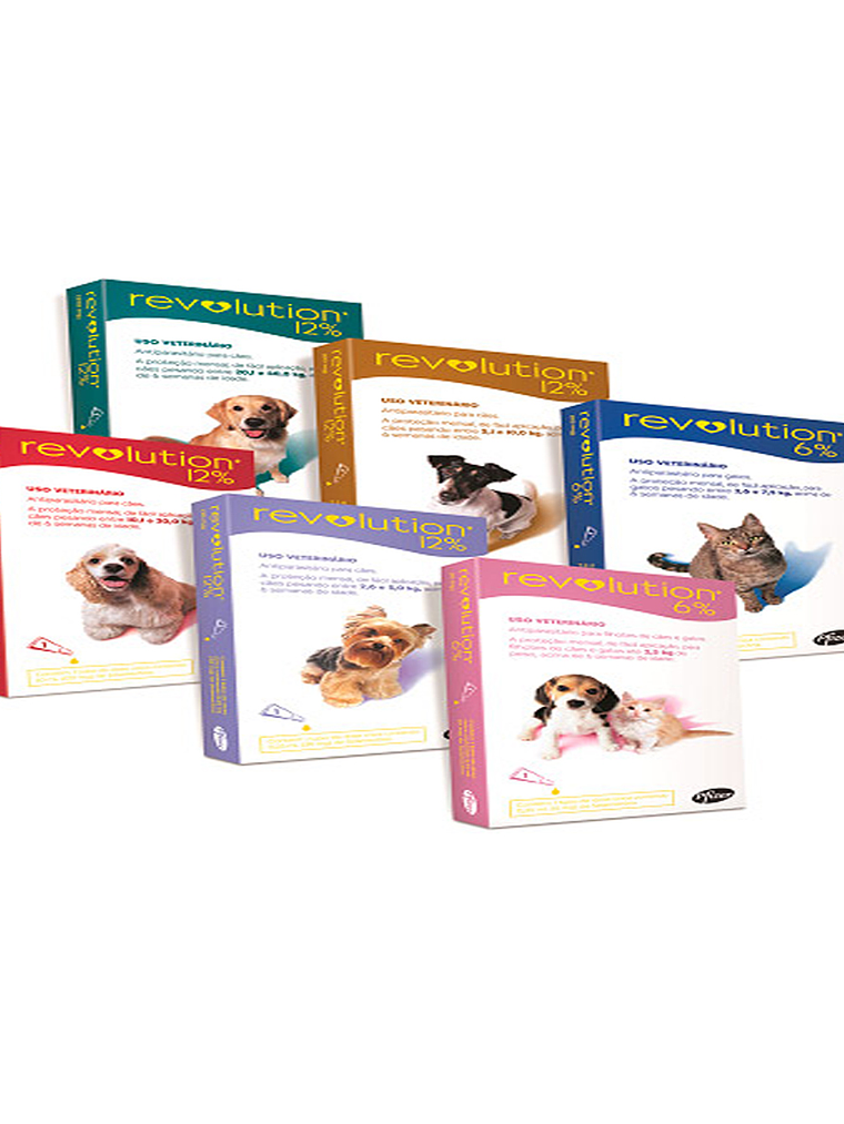 Revolution 12% Pipeta Antiparasitarias perros y gatos 1