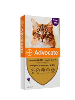 Advocate Pipeta Antiparasitario Gatos
