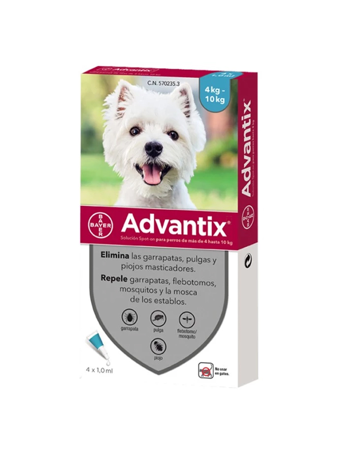 Advantix Pipeta Antiparasitario Perros 2